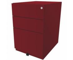 Bisley Caisson roulant Note™, avec 2 tiroirs universels, 1 tiroir pour dossiers suspendus, h x l x