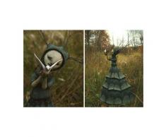 Nouveau Style Halloween La Sorciere Sceptre Resine Artware Sorciere Ornements Jardin Decoration