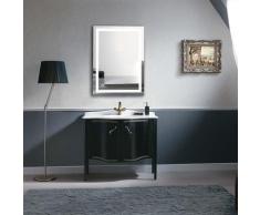 OOBEST® Miroir Lumineux Verre Trempé Blanc Froid 6000K salle de bain 100 x 60 CM