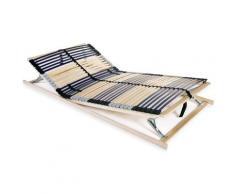 Sommier a lattes avec 42 lattes 7 zones 140 x 200 cm