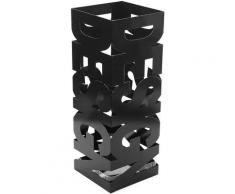 Versa Design Porte-parapluie pour l’entrée, Chambre ou Hall, 52x19x19cm - Noir