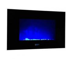 cheminée électrique 2000w avec télécommande - volcano - cheminarte