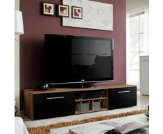 Paris Prix - Meuble Tv Design bono Ii 180cm Prunier & Noir