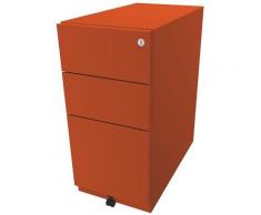 Bisley Caisson roulant Note™, avec 2 tiroirs universels, 1 tiroir pour dossiers suspendus, h x l x
