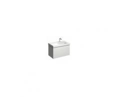 Xeno 2 Meuble sous-lavabo avec découpe pour siphon à droite 807690 880x530x462mm, blanc, laqué