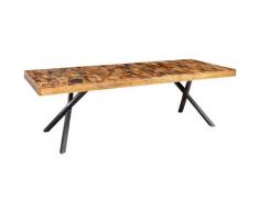 Table à manger Country Shabby rectangulaire ou carrée solide bureau taverne salle de réunion fumeur