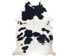 Tapis Imitation Peau de vache, Vache G5069-1, cuir noir blanc multicolor 155x195 cm