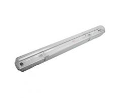 Réglette LED étanche pour 1 Tube lumineuse LED T8 60cm IP65 - Silamp