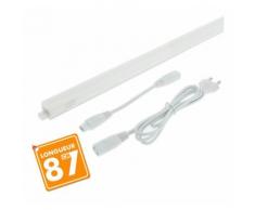Réglette avec Tube LED Intégré T5 10W 87 cm | Température de Couleur: Blanc froid 6500K