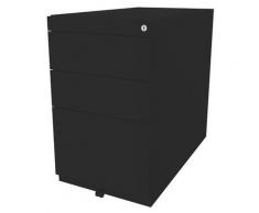 Bisley Caisson fixe Note™, avec 2 tiroirs universels, 1 tiroir pour dossiers suspendus, sans haut,