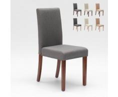 Chaise de restaurant rembourrée en bois style herniksdal COMFORT LUXURY | Gris