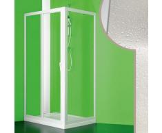 Cabine douche 75x150 CM en acrylique mod. Mercurio avec ouverture centrale