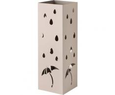 Baroni Home porte parapluie en métal au style moderne avec sculpture - support parapluie gris