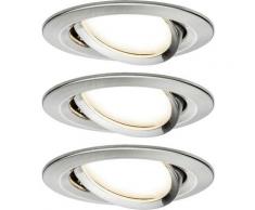 Paulmann 93447 Nova Spot encastrable jeu de 3 LED LED 19.5 W acier inoxydable (brossé) D652741
