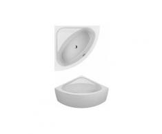 Baignoire Villeroy und Boch Baignoire d'angle en acrylique LOOP & Friends Oval Duo, UBA140LFO3V
