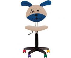 Chaise-expert - FAUTEUIL JOUET CHIEN, CHAISE DE BUREAU POUR ENFANT. BEIGE. - Beige