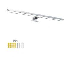 Applique LED 12W miroair salle de bain, lumière blanche neutre 4000 Kelvin, luminaire de