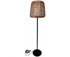 Lumisky - Lampadaire filaire design polyrotin pour extérieur LED blanc TALL BOHEME H 150 cm - Brun