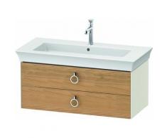 Duravit White Tulip, meuble-lavabo suspendu, largeur 984 x profondeur 458mm, avec 2 tiroirs, avec