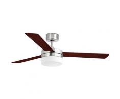 Ventilateur de plafond Panay Nickel Acier 33608 - Faro