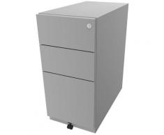 Bisley Caisson roulant Note™, avec 2 tiroirs universels, 1 tiroir pour dossiers suspendus, h x l x