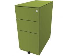 Bisley Caisson roulant Note™, avec 2 tiroirs universels, 1 tiroir pour dossiers suspendus, h x l x
