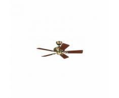 Ventilateur de plafond Seville 112cm Laiton Antique Noyer Chêne - HUNTER -