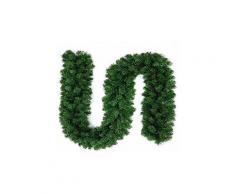 Guirlande de Noël - 8,5 pieds de rotin de Noël de fleurs artificielles de Noël plantes de vigne