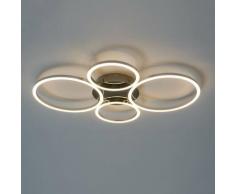 Plafonnier design LED 4 cercles - Paciano