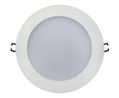 Spot LED downlight rond blanc 15W (Eq. 144W) 6000K Diam 177mm