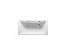 Baignoire Balnéo acrylique rectangulaire 1700X800 Blanc Vythos - ROCA A248060001