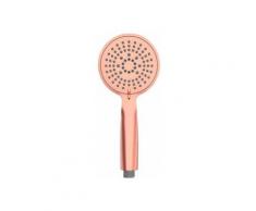 WENKO Pommeau de douche Young Line, Pommeau de douche 5 jets, nettoyage facile du calcaire, pommeau