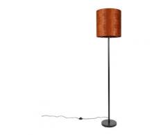 QAZQA simplo - Lampadaire avec abat-jour Moderne - 1 lumière - H 1840 mm - Orange - Moderne