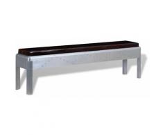 Rogal banc d'entrée cuir véritable 160 x 32 x 45 cm Rogal