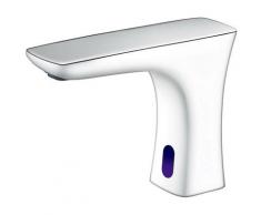 Robinet Mitigeur Lavabo Sensitif - Chromé/ Blanc - Concep't