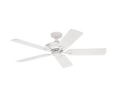 Ventilateur de plafond MARIBEL - Ø hélice 1320 mm - blanc lisse / laque blanche