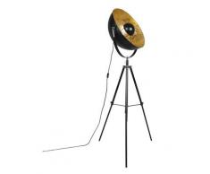 Lampadaire Industriel / Vintage trépied noir - Magna 50 Eglip Moderne Luminaire interieur Rond