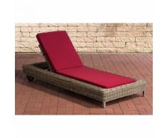 Lit de soleil exclusif Rosso 5 mm rond/nature Rouge rubin