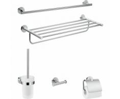 Hansgrohe Logis Universal Set de 5 accessoires de salle de bain (41728000)