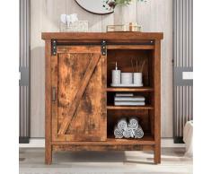 Buffet de cuisine armoire de rangement bahut et enfilade latérale avec portes coulissantes design