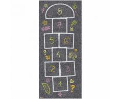 Tapis de jeu extérieur gris La Marelle Gris 95x230