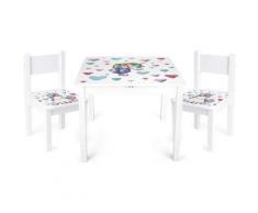 Table 'Yeti' et 2 chaises enfant Licorne