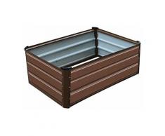 Carré Potager Grove Cuber III Métal 50x30x38 cm - gardiun
