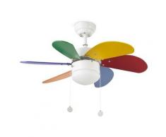 Ventilateur de location multicolore palao 6 pale 33179