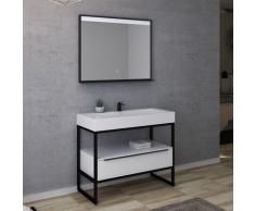 Meuble de salle de bain LAMEZIA 1000 Blanc