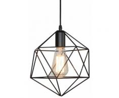Lampe Suspension Vintage, iDEGU E27 Lustre Plafonniers (sans ampoule) Style Retro Industrielle