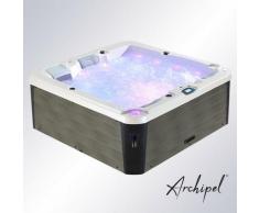 Spa 3 places allongées ® GT3 BLANC NACRÉ - Spa Thérapeutique Balboa 200x200 - Archipel