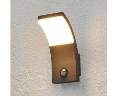 LED Lampe Exterieure Detecteur De Mouvement 'Timm' en aluminium