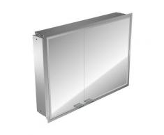 Emco asis prestige armoire de toilette lumineuse, modèle encastré, porte large à droite, 915mm,