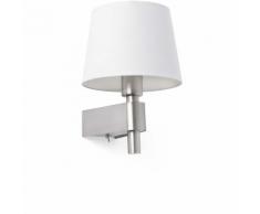 Applique murale de style moderne- Blanc et matte de nickel10